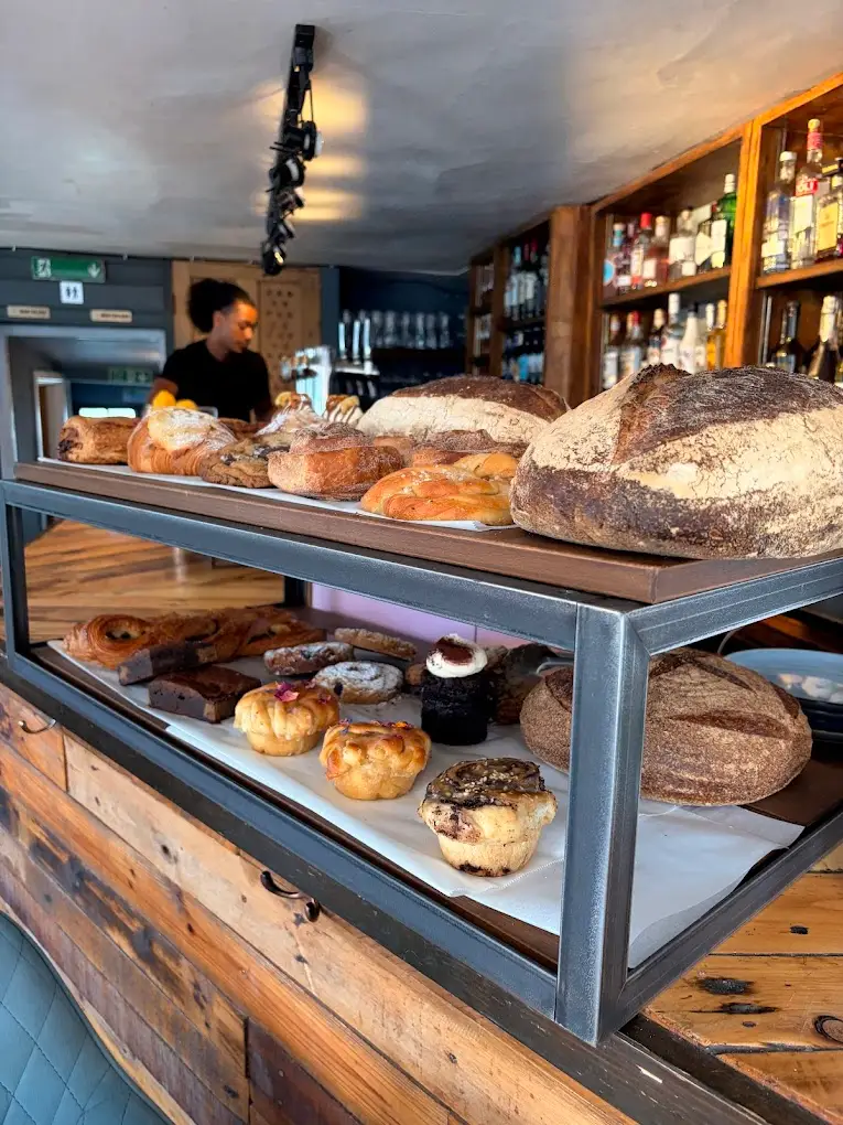 Pastries and Bread Display at the Landgate